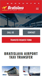 Mobile Screenshot of bratislava-airport-taxi.com